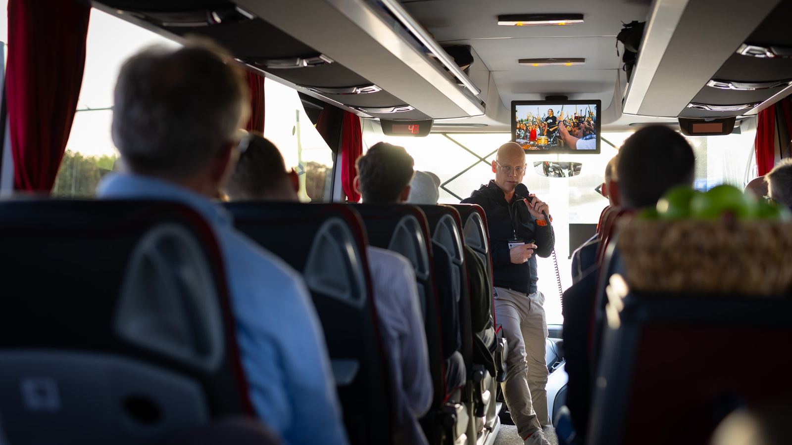 Stephan Westermann im Bus