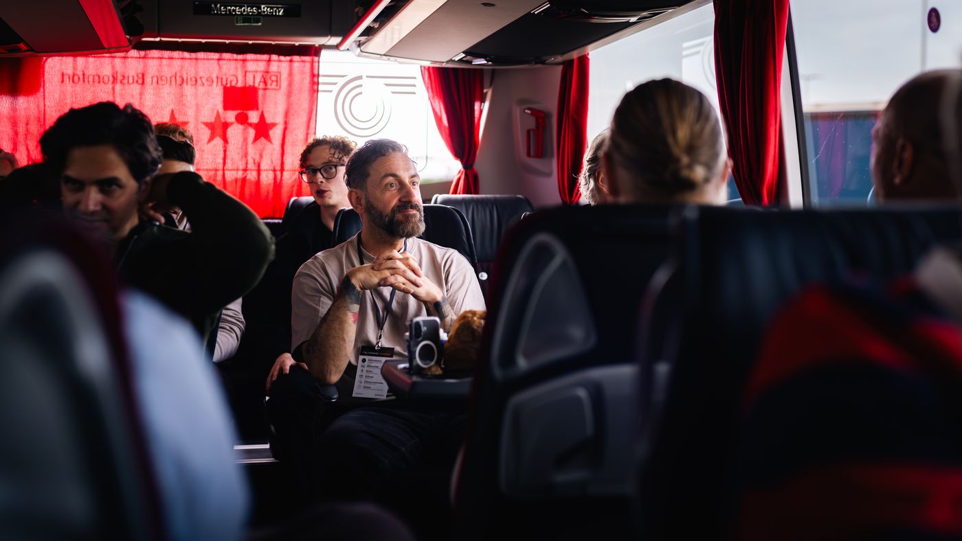 Unterwegs im Bus