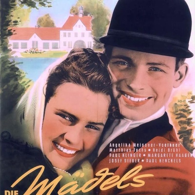 Filmplakat Die Mädels vom Immenhof, 1955